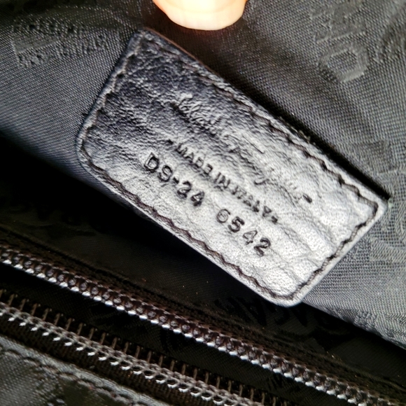 Salvatore Ferragamo Men's Leather Nylon Messenger Bag - Picture 13 of 16